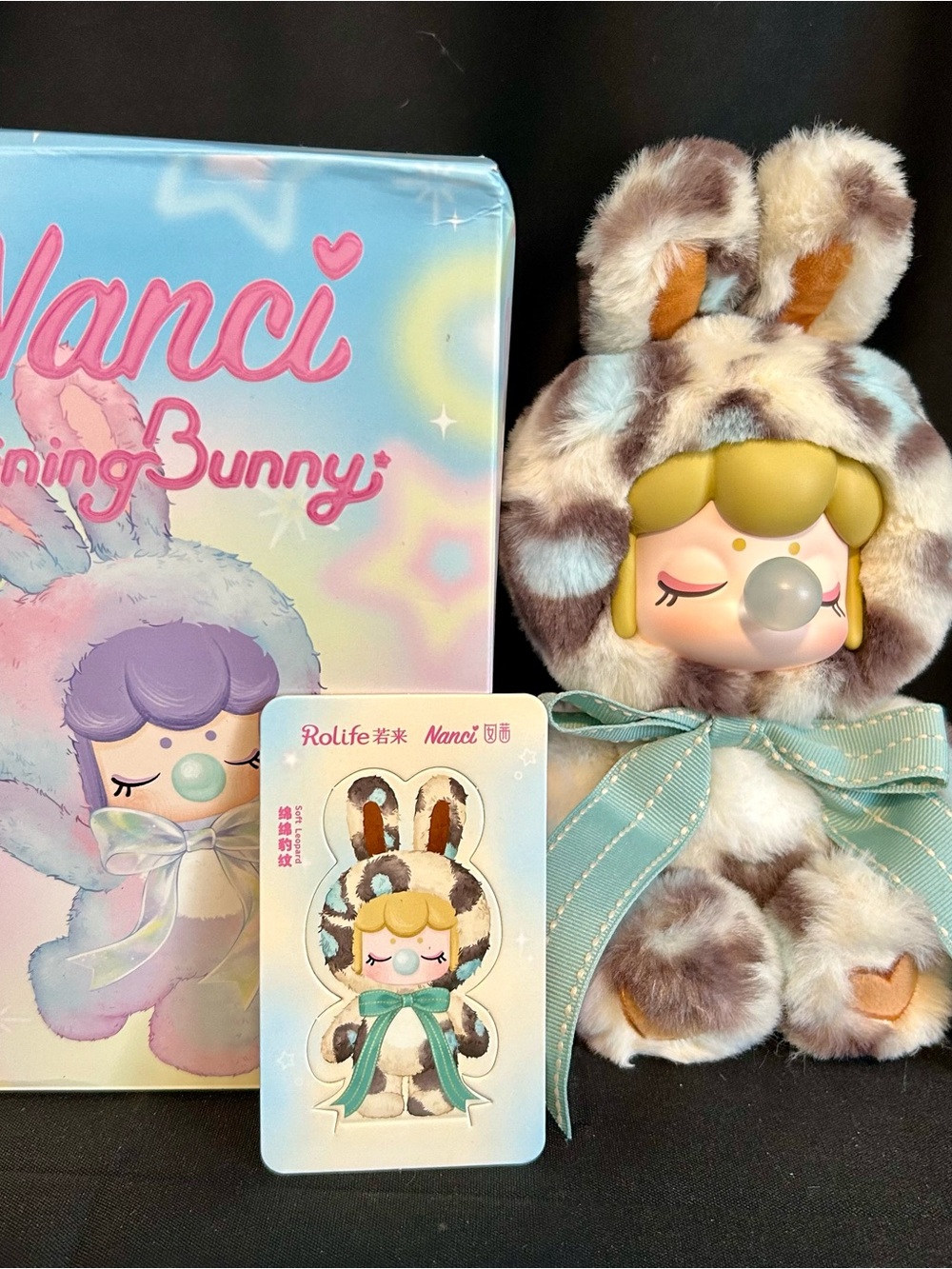 Nanci Cuddly Bunny Soft Leopard Vinyl Figure